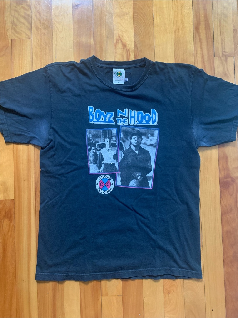 Cross Colours Black Boyz N the Hood Graphic Short Sleeve Tee